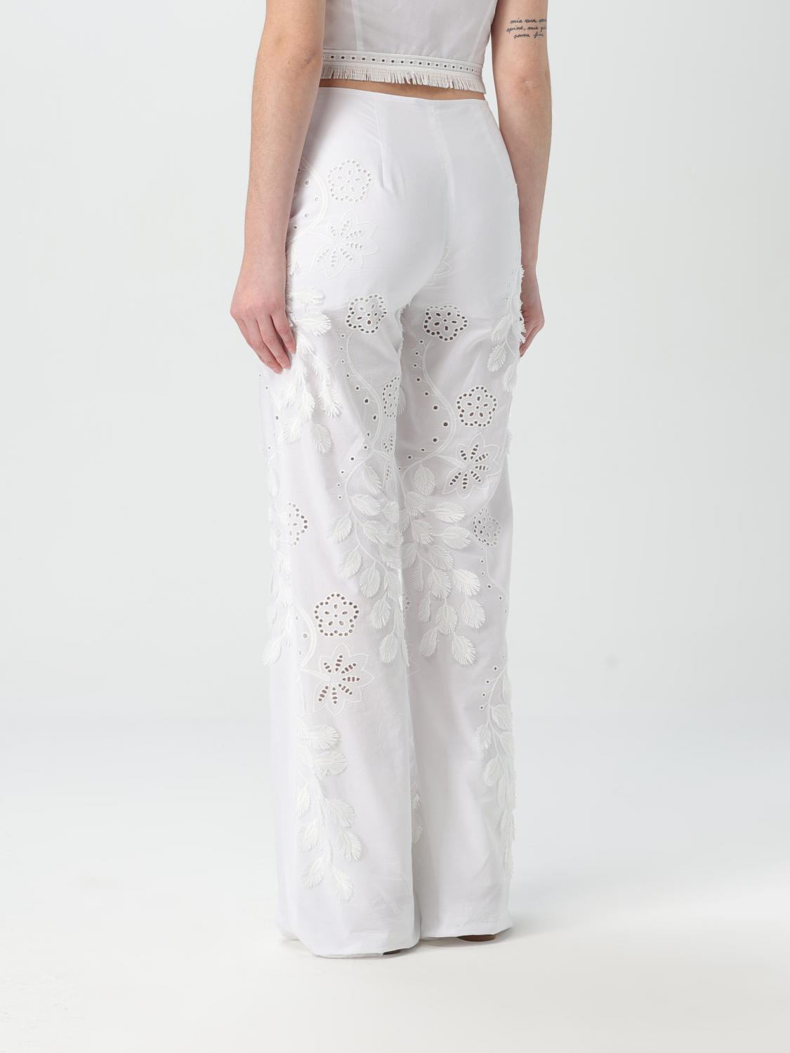 ALBERTA FERRETTI PANTS: Pants woman Alberta Ferretti, White - Img 3