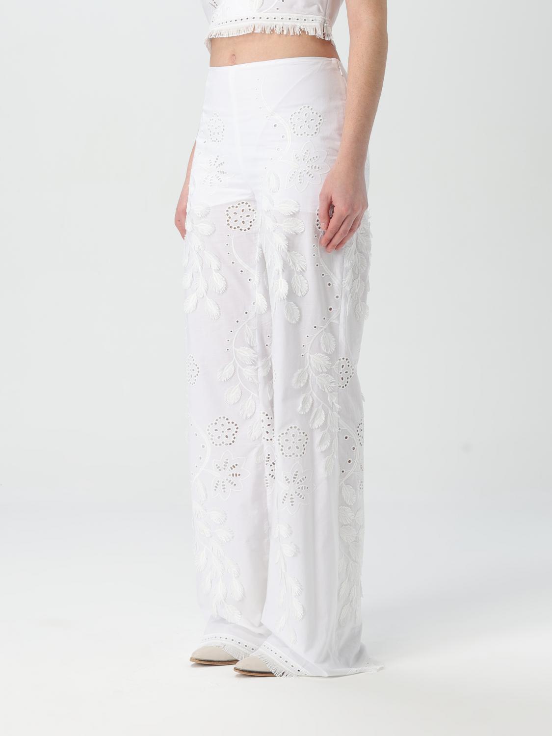 ALBERTA FERRETTI PANTS: Pants woman Alberta Ferretti, White - Img 4