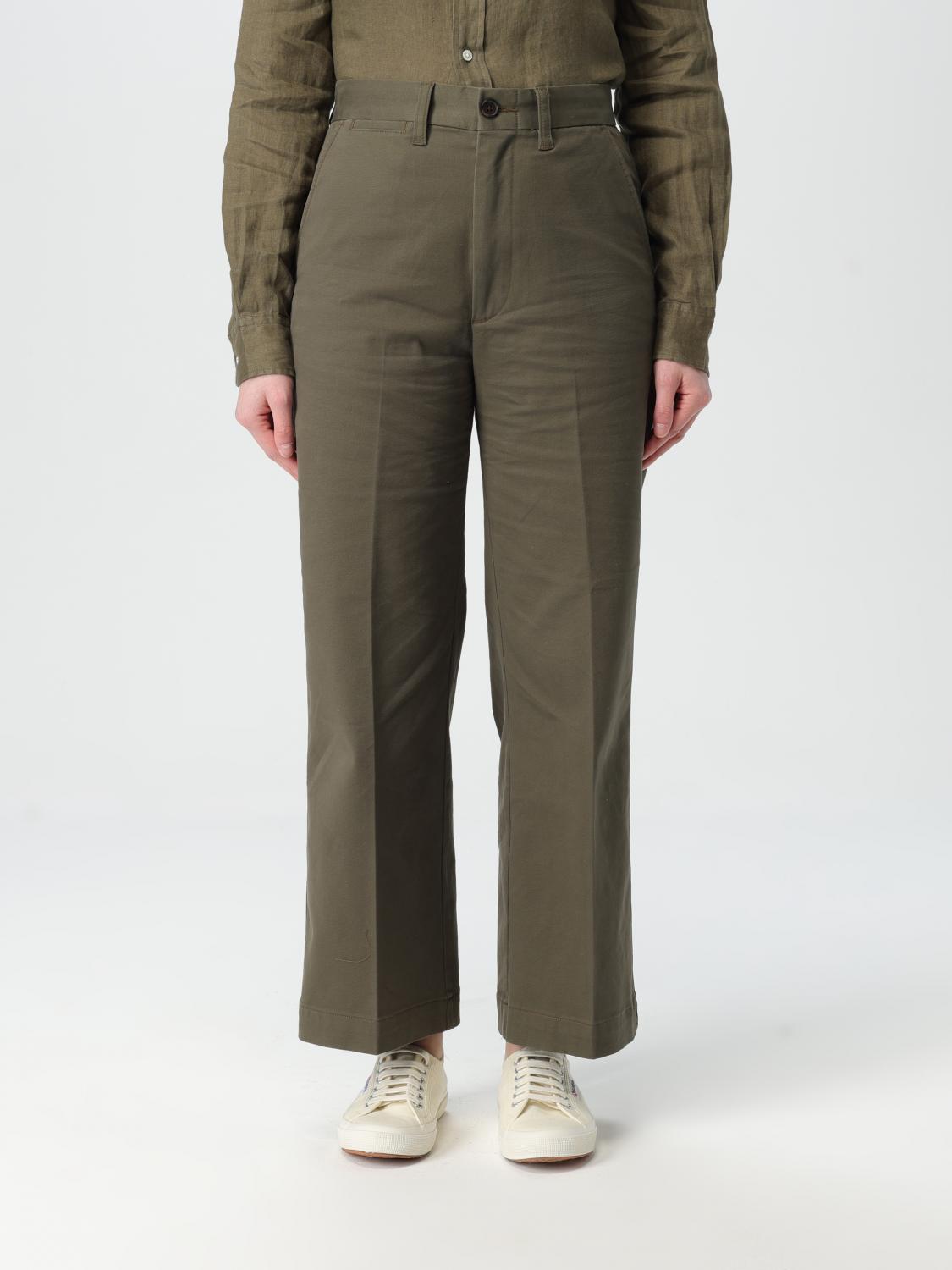 POLO RALPH LAUREN PANTS: Pants woman Polo Ralph Lauren, Green - Img 1