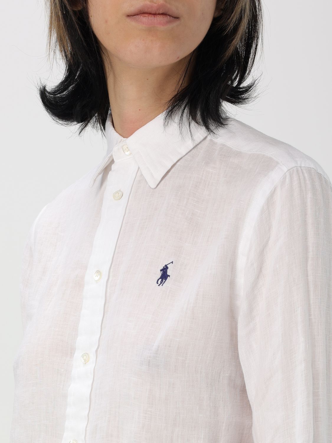 POLO RALPH LAUREN SHIRT: Shirt woman Polo Ralph Lauren, White - Img 3