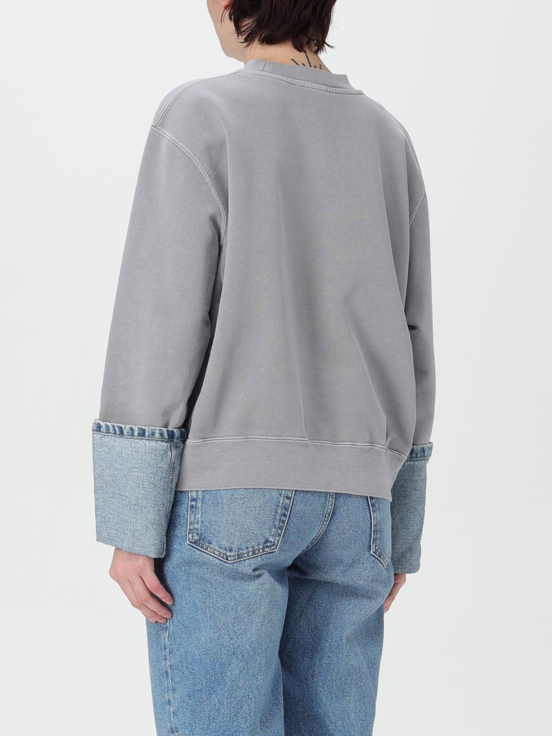 MOSCHINO JEANS SWEATSHIRT: Sweatshirt woman Moschino Jeans, Grey - Img 2