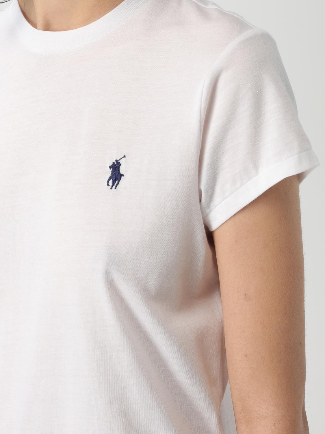 POLO RALPH LAUREN T-SHIRT: T-shirt woman Polo Ralph Lauren, White - Img 3