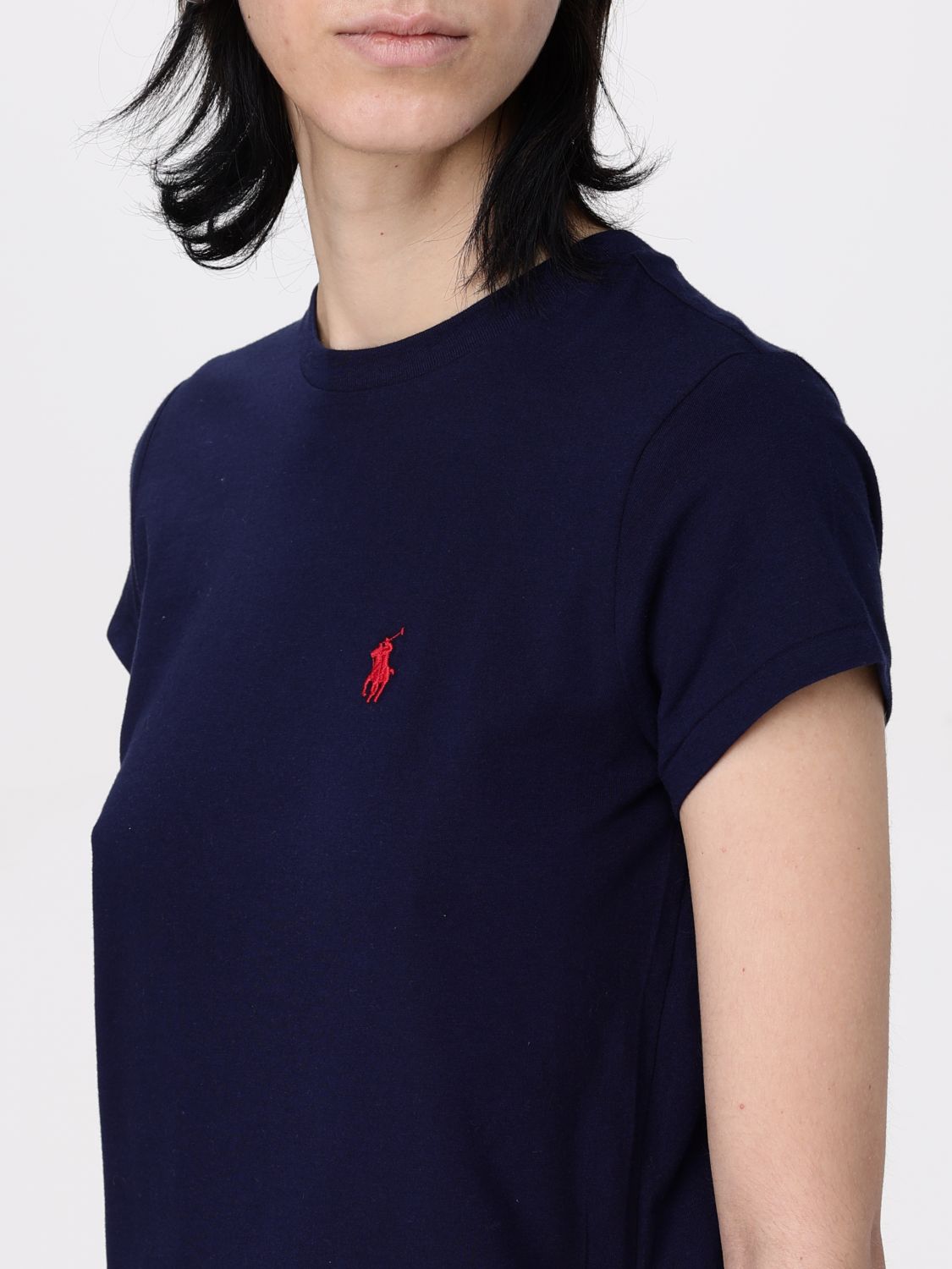 POLO RALPH LAUREN T-SHIRT: T-shirt woman Polo Ralph Lauren, Blue - Img 3