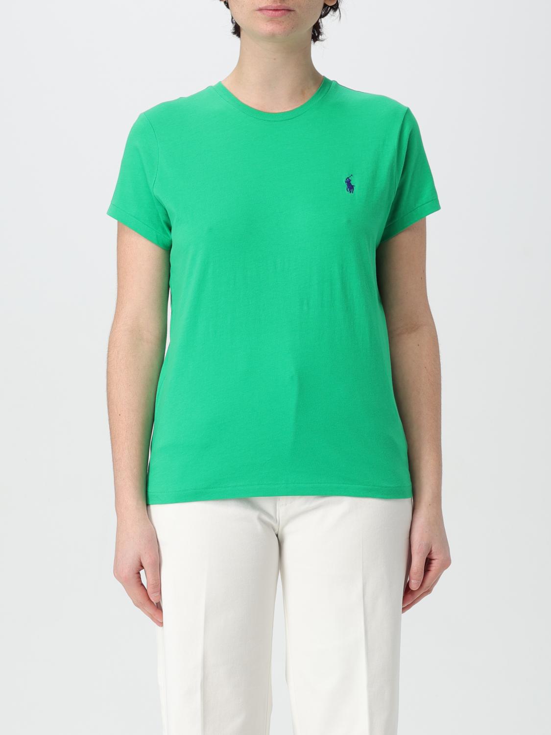 POLO RALPH LAUREN T-SHIRT: T-shirt woman Polo Ralph Lauren, Green - Img 1