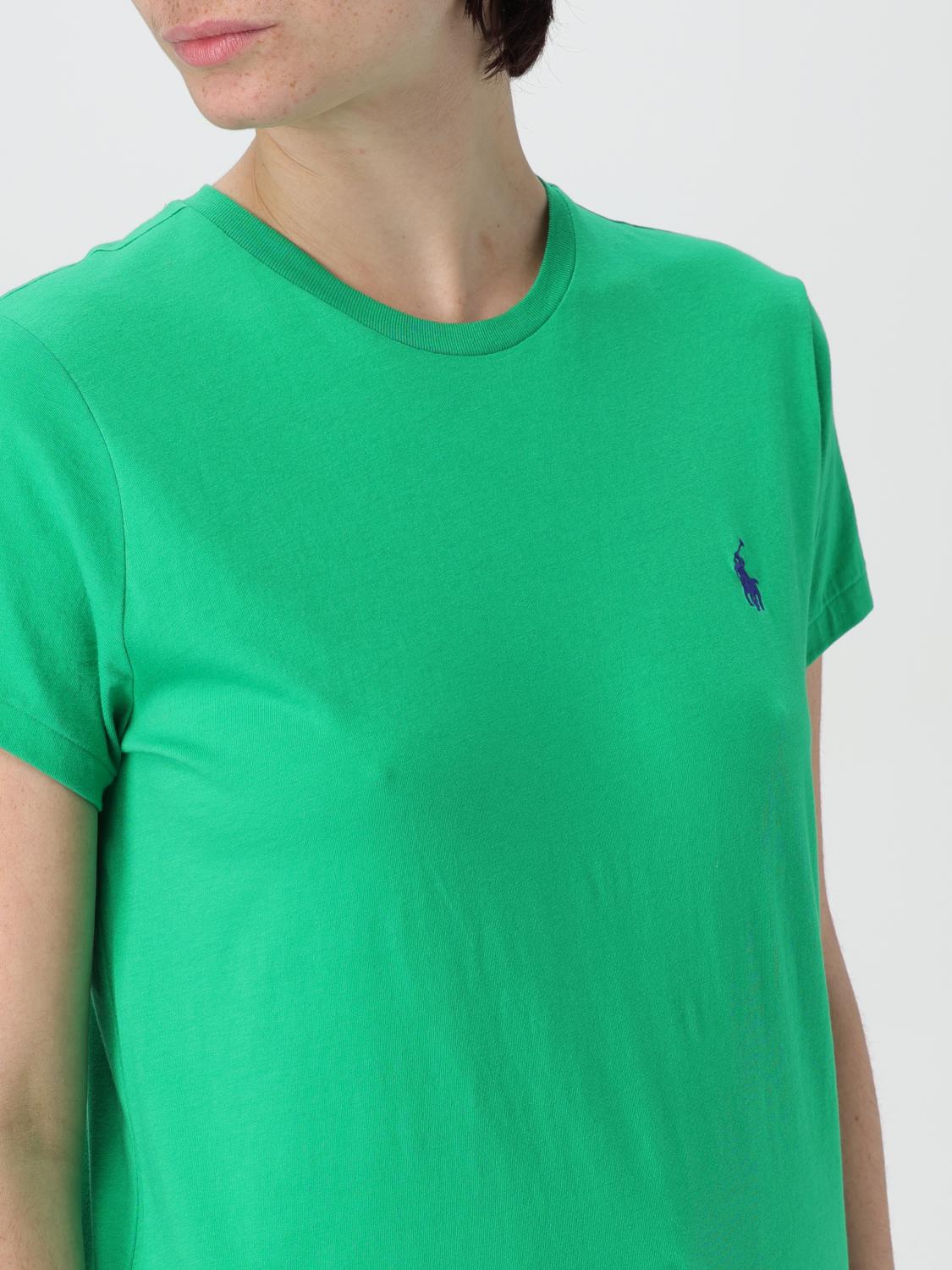 POLO RALPH LAUREN T-SHIRT: T-shirt woman Polo Ralph Lauren, Green - Img 3