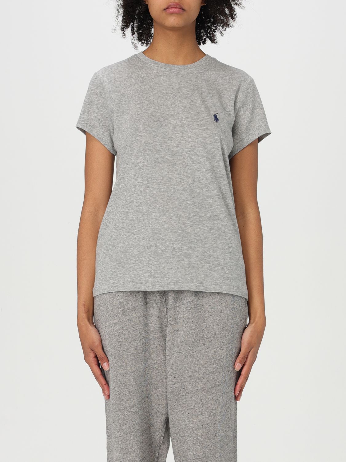 POLO RALPH LAUREN T-SHIRT: T-shirt woman Polo Ralph Lauren, Grey - Img 1