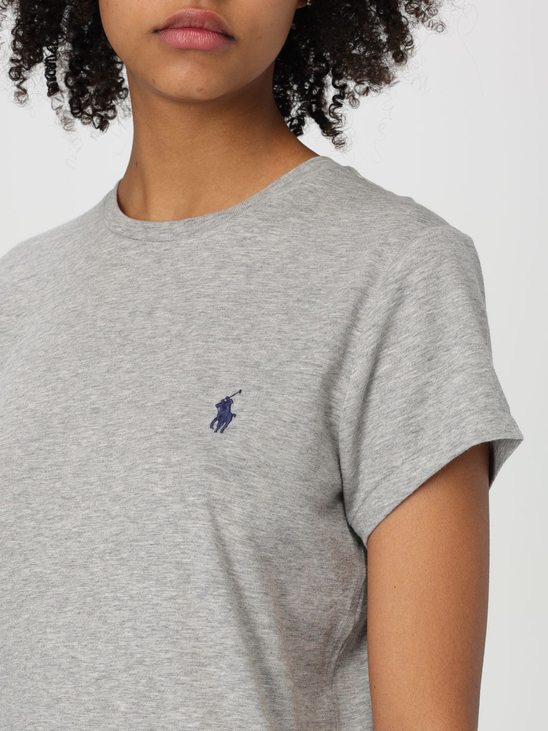 POLO RALPH LAUREN T-SHIRT: T-shirt woman Polo Ralph Lauren, Grey - Img 3