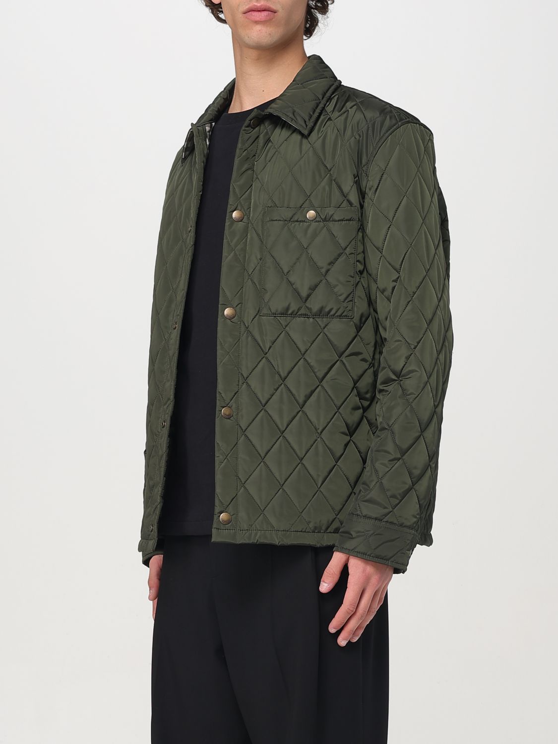 BURBERRY JACKE: Jacke herren Burberry, Grün - Img 3