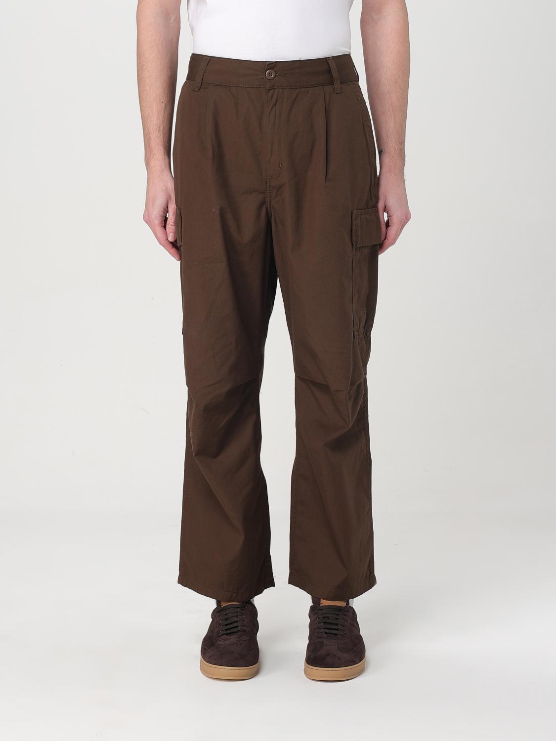 CARHARTT WIP PANTS: Pants men Carhartt Wip, Brown - Img 1