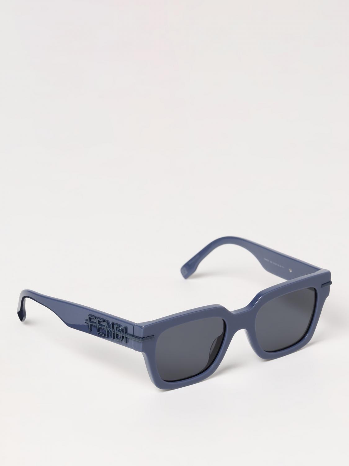 FENDI SUNGLASSES: Sunglasses men Fendi, Blue - Img 1