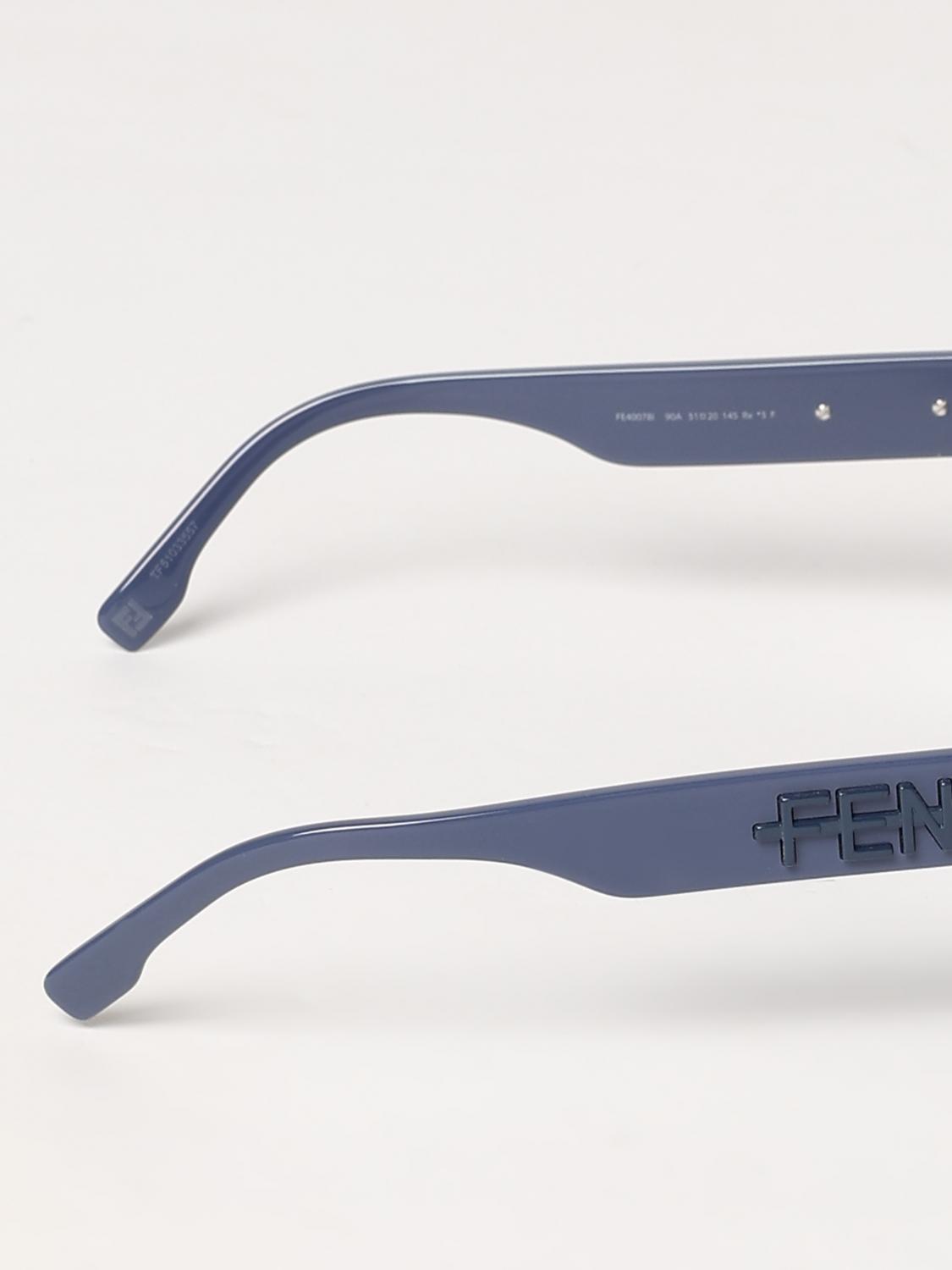 FENDI SUNGLASSES: Sunglasses men Fendi, Blue - Img 3