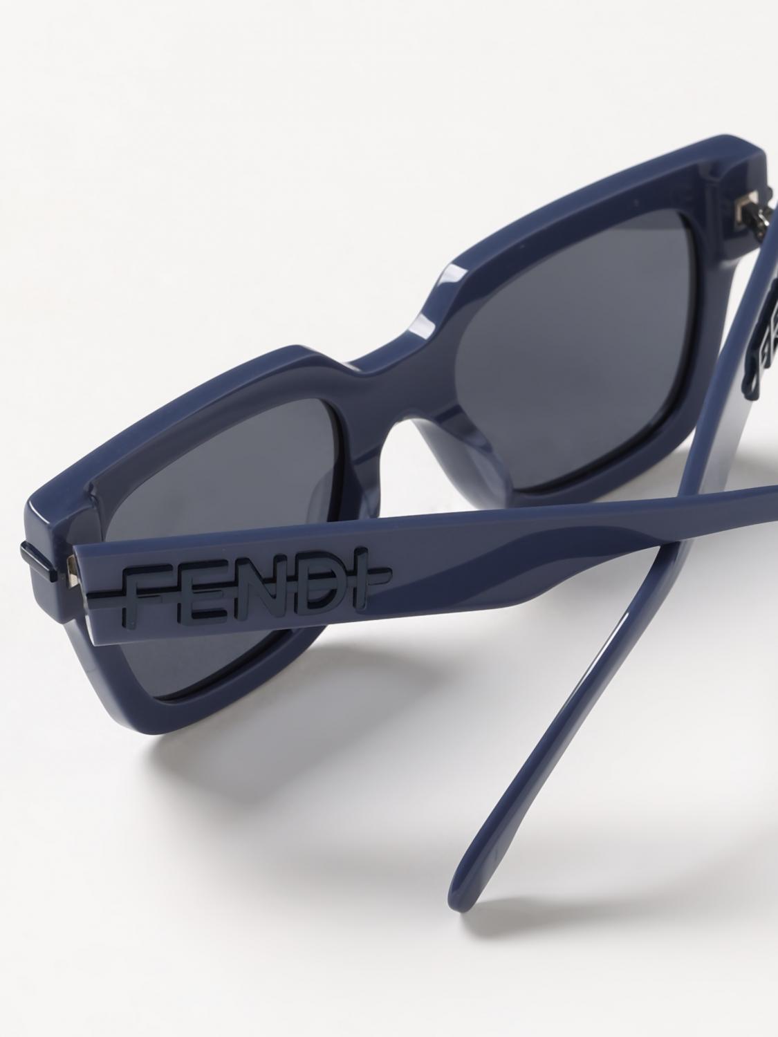 FENDI SUNGLASSES: Sunglasses men Fendi, Blue - Img 4