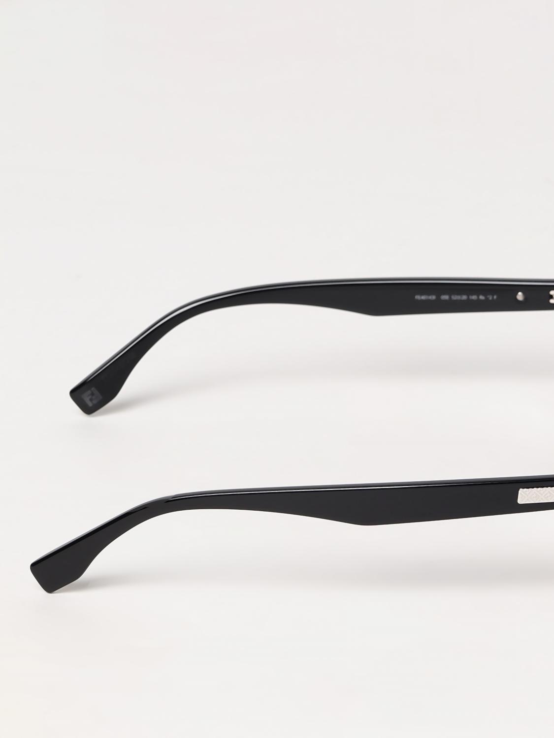 FENDI LUNETTES DE SOLEIL: Lunettes de soleil homme Fendi, Noir - Img 3