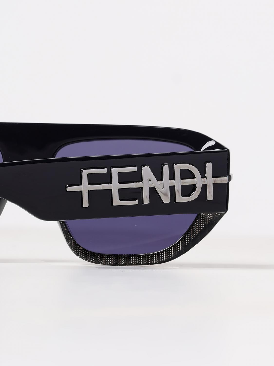 FENDI SUNGLASSES: Sunglasses men Fendi, Blue - Img 4