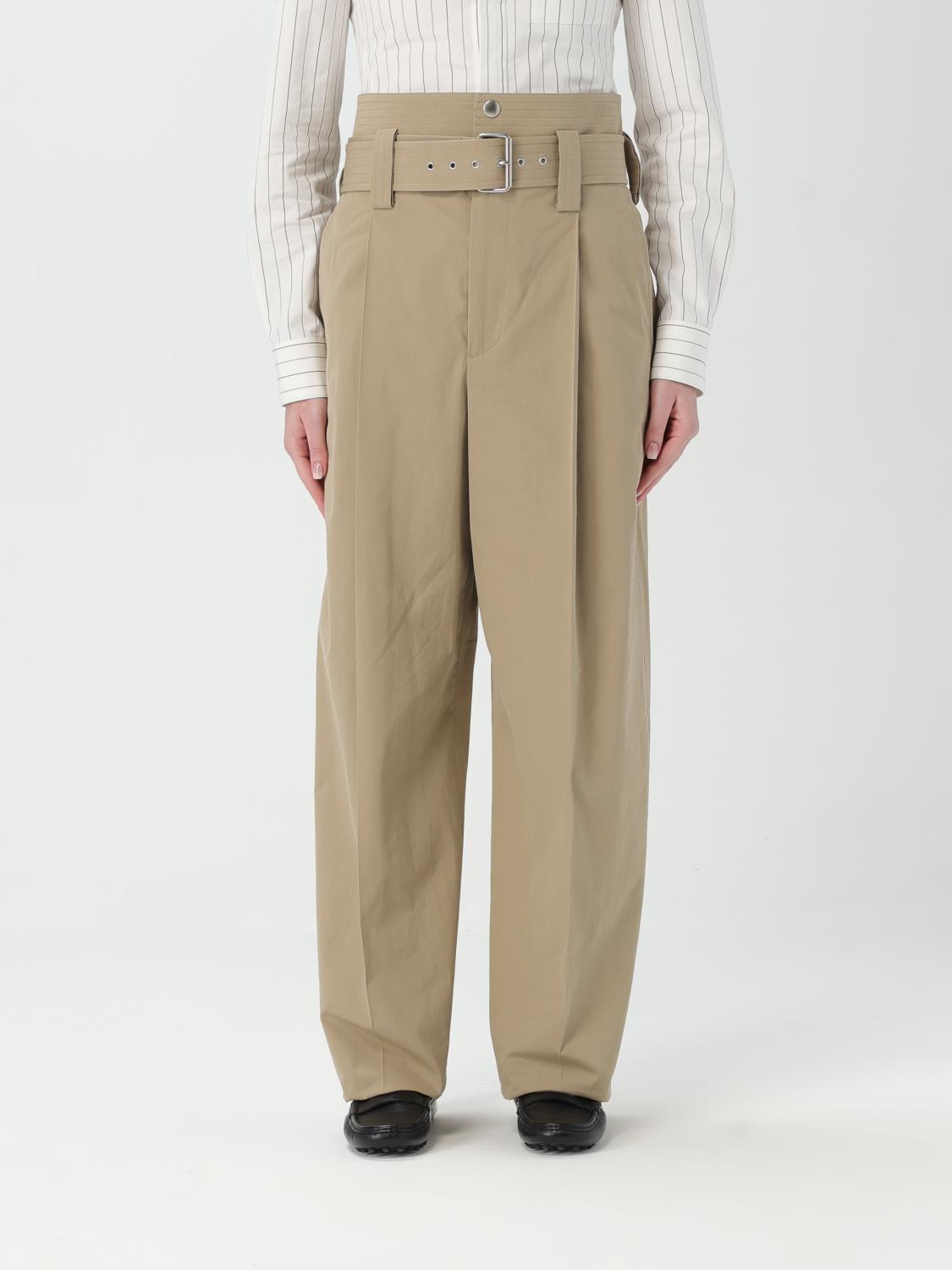 BOTTEGA VENETA PANTS: Pants woman Bottega Veneta, Sand - Img 1