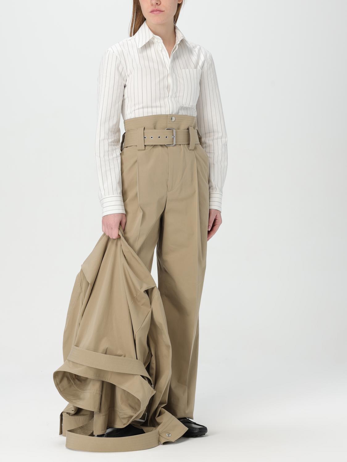 BOTTEGA VENETA PANTS: Pants woman Bottega Veneta, Sand - Img 2