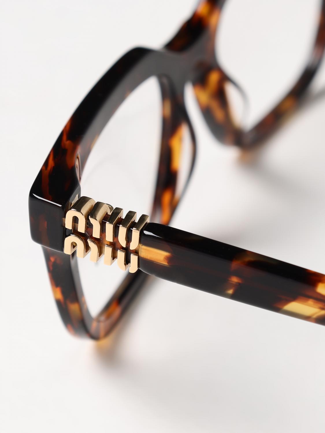 MIU MIU OPTICAL FRAMES: Optical frames woman Miu Miu, Brown - Img 4