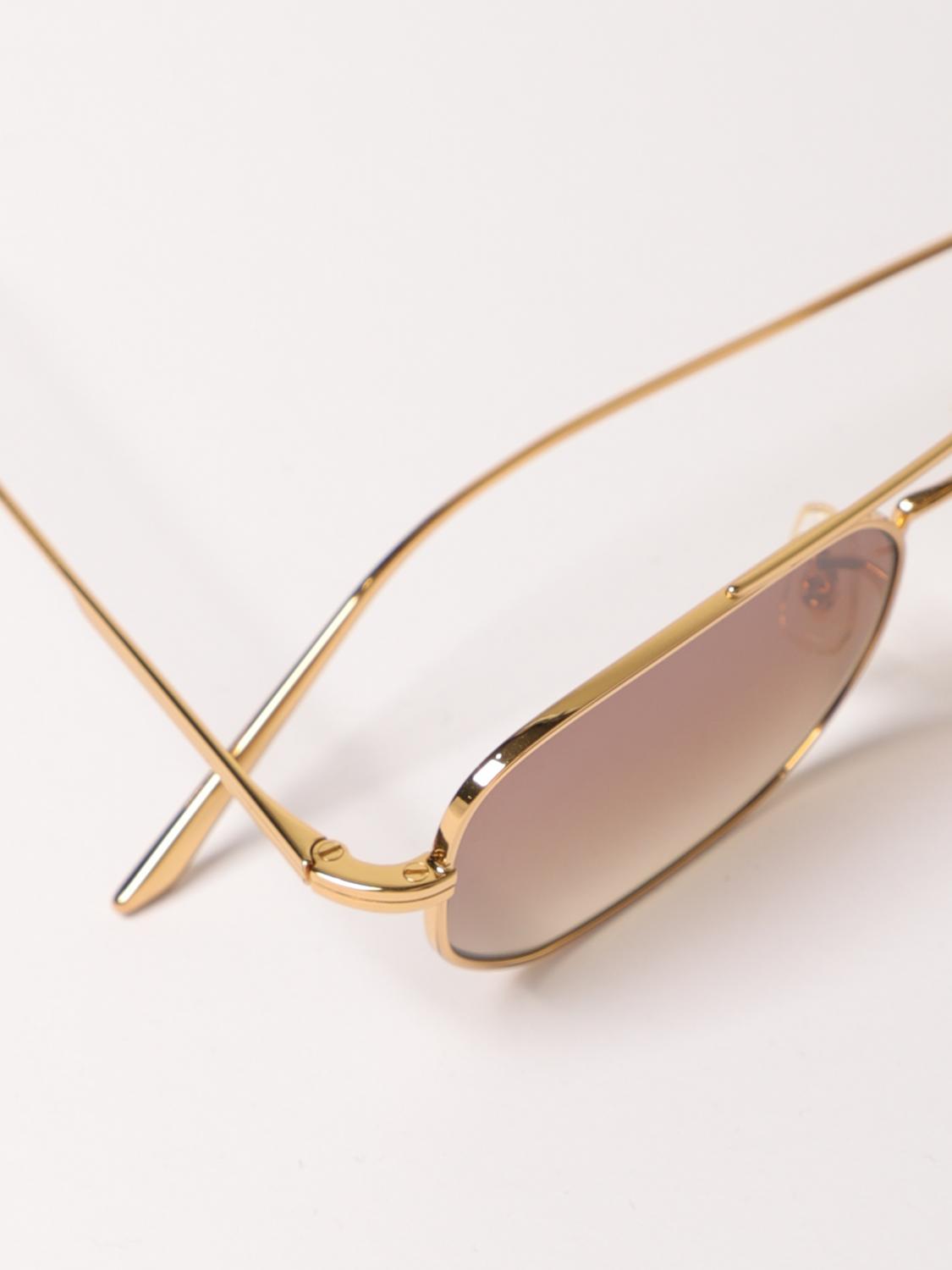 OLIVER PEOPLES 太阳镜: 太阳镜 男士 Oliver Peoples, 金色 - Img 4