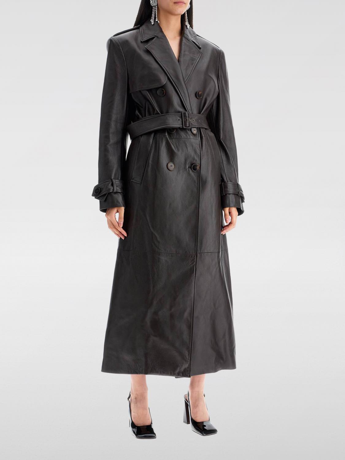 ALESSANDRA RICH COAT: Coat woman Alessandra Rich, Brown - Img 1