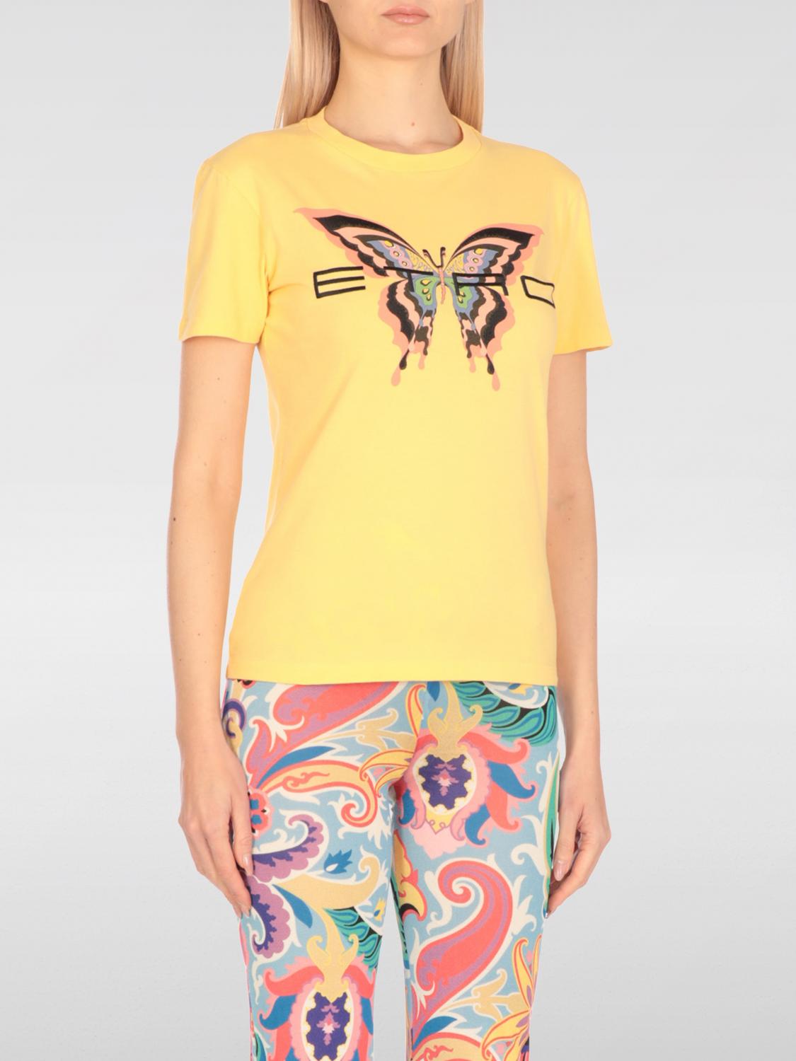 ETRO CAMISETA: Jersey mujer Etro, Amarillo - Img 1