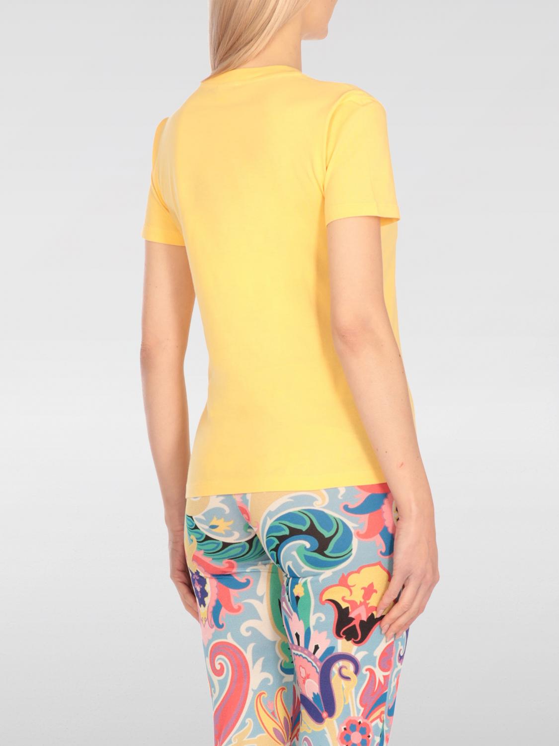 ETRO CAMISETA: Jersey mujer Etro, Amarillo - Img 3