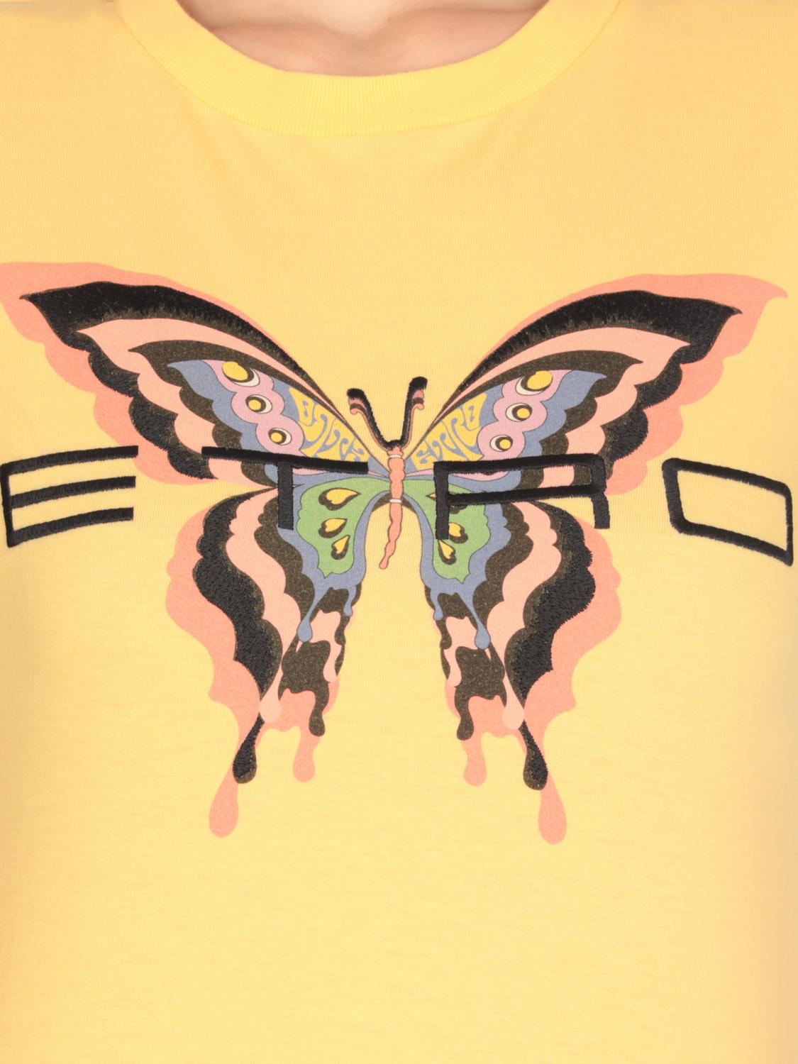 ETRO CAMISETA: Jersey mujer Etro, Amarillo - Img 4