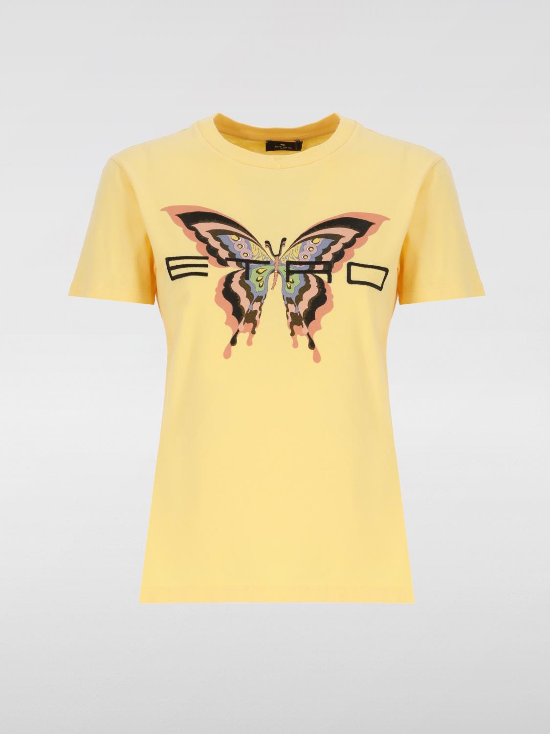 ETRO CAMISETA: Jersey mujer Etro, Amarillo - Img 5