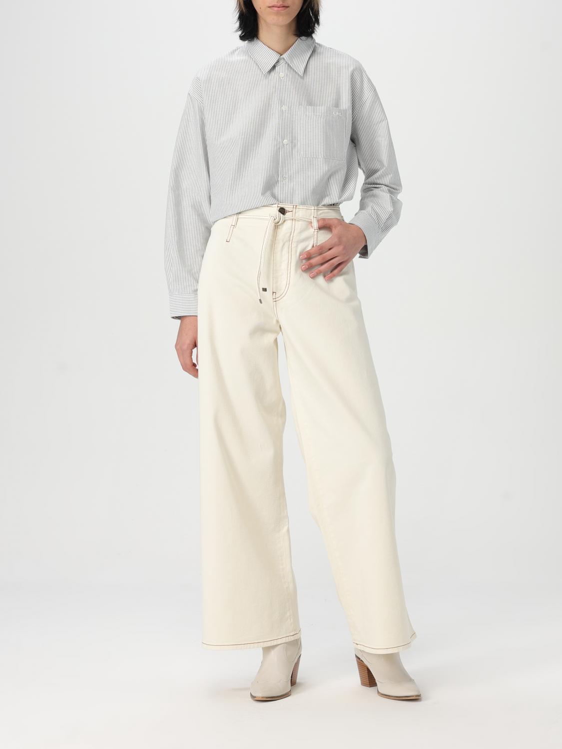 ETRO PANTALON: Pantalon femme Etro, Jaune Crème - Img 2