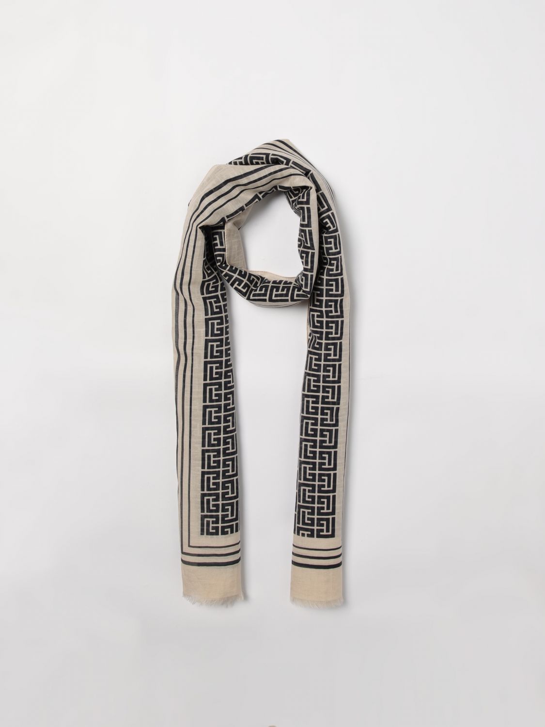 BALMAIN BOY'S SCARF: Boy's scarf kids Balmain, Cream - Img 2