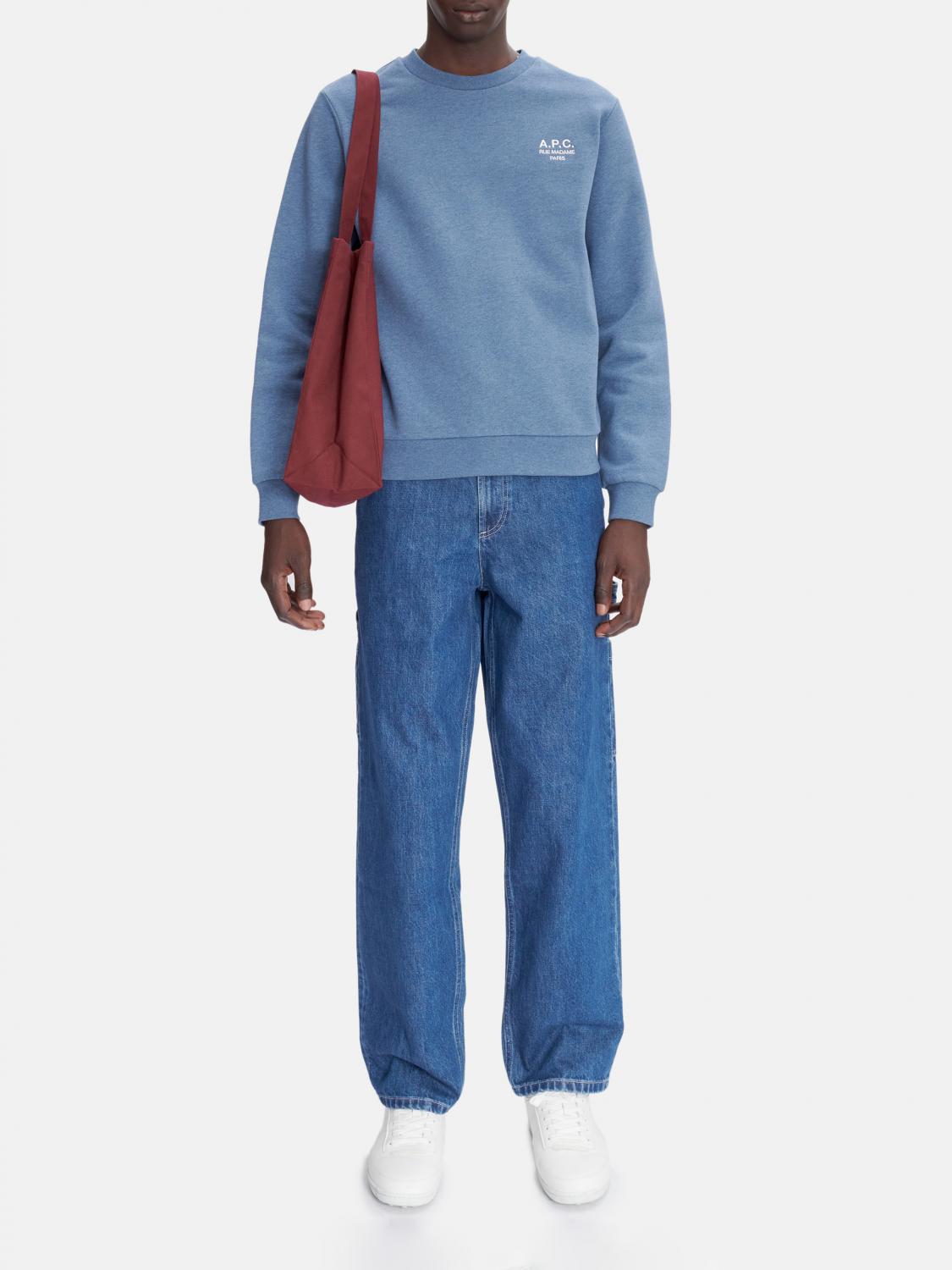 A.P.C. SWEATER: Sweater men A.P.C., Gnawed Blue - Img 2