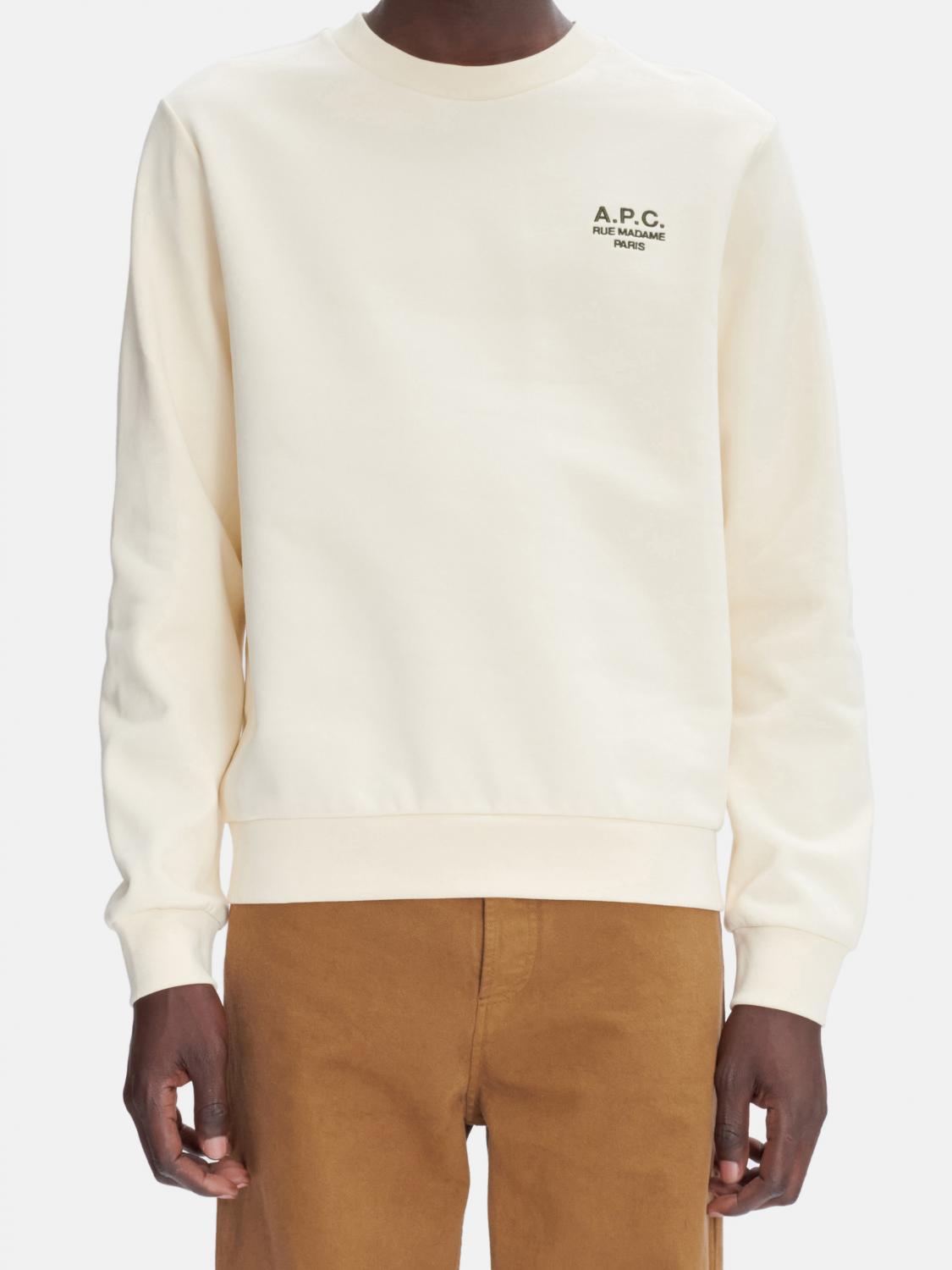 A.P.C. SWEATER: Sweater men A.P.C., Beige - Img 1