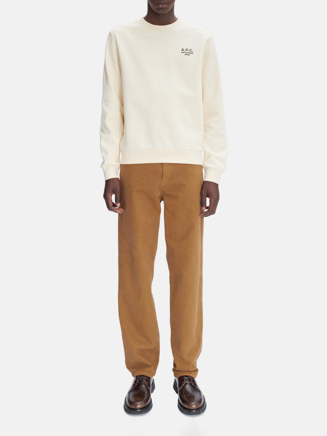 A.P.C. SWEATER: Sweater men A.P.C., Beige - Img 2