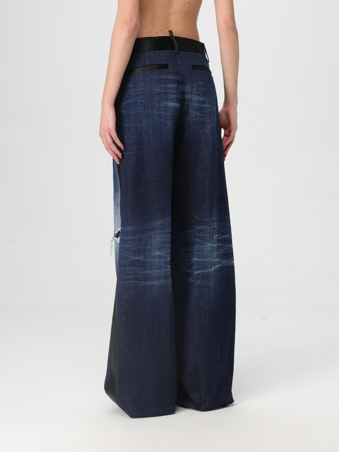 DSQUARED2 PANTALON: Pantalon femme Dsquared2, Bleu - Img 3