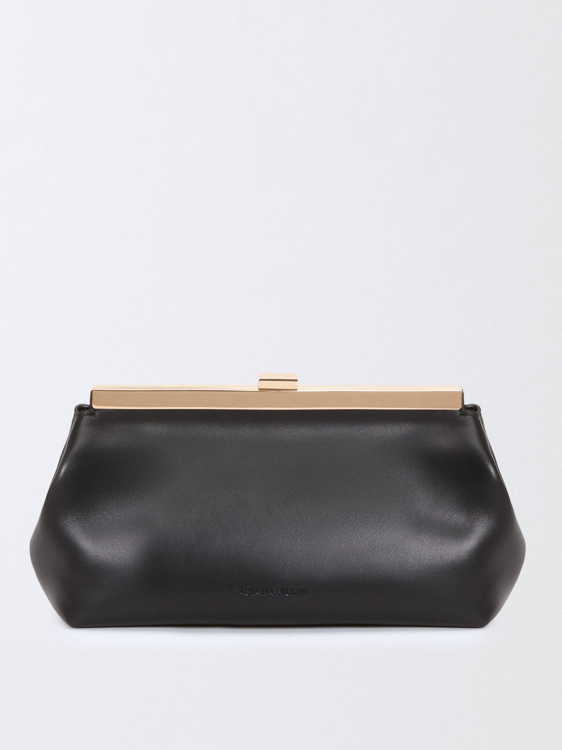 FABIANA FILIPPI CLUTCH: Pochette Fabiana Filippi in nappa, Nero - Img 1