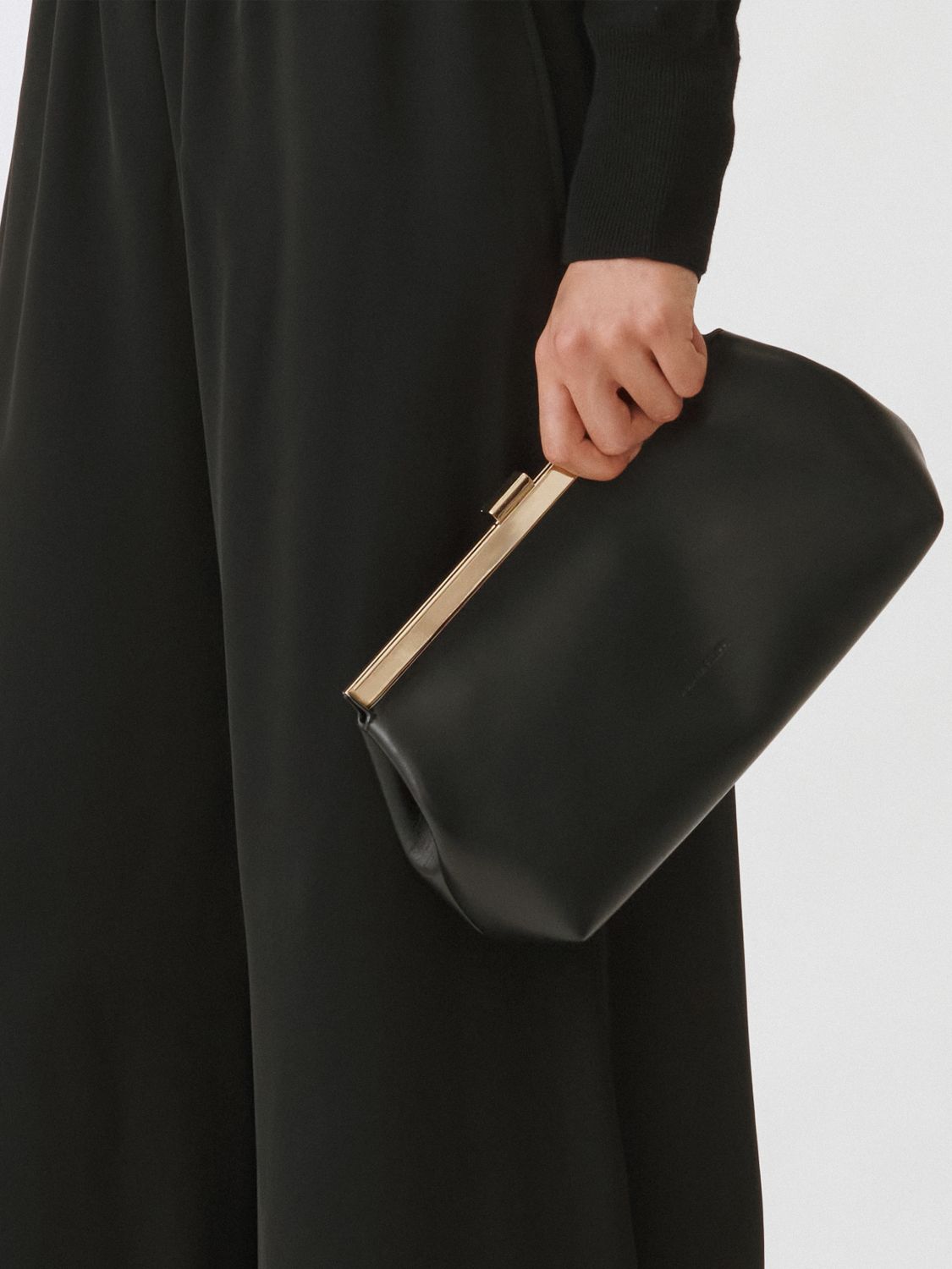 FABIANA FILIPPI CLUTCH: Shoulder bag woman Fabiana Filippi, Black - Img 2