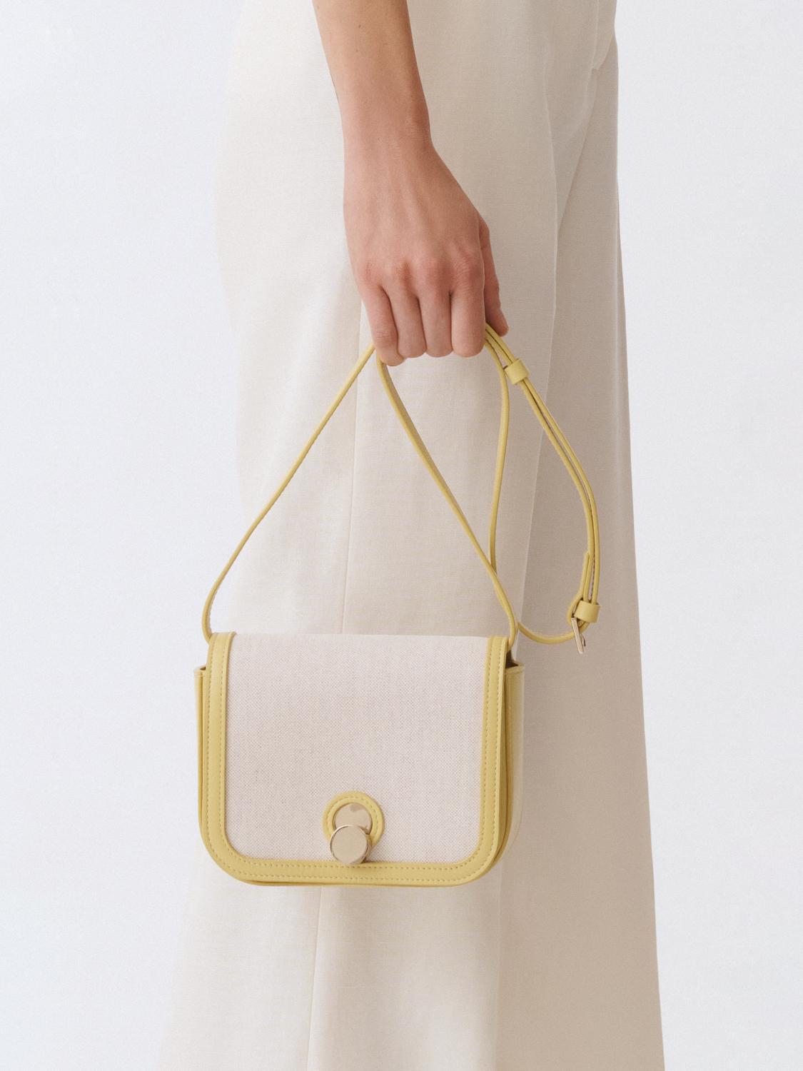 FABIANA FILIPPI MINI BAG: Shoulder bag woman Fabiana Filippi, Yellow - Img 2