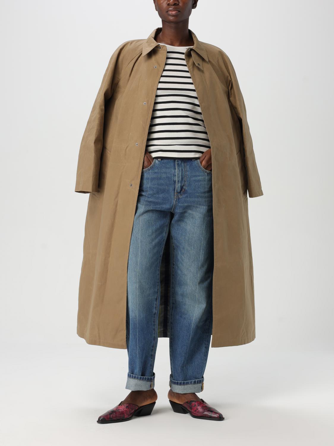 A.P.C. COAT: Coat woman A.P.C., Beige - Img 2