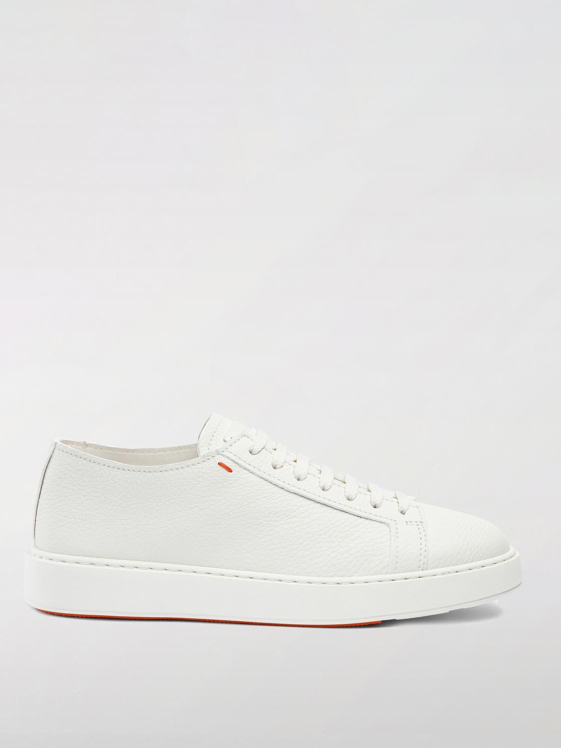 SANTONI BASKETS: Baskets homme Santoni, Blanc - Img 1