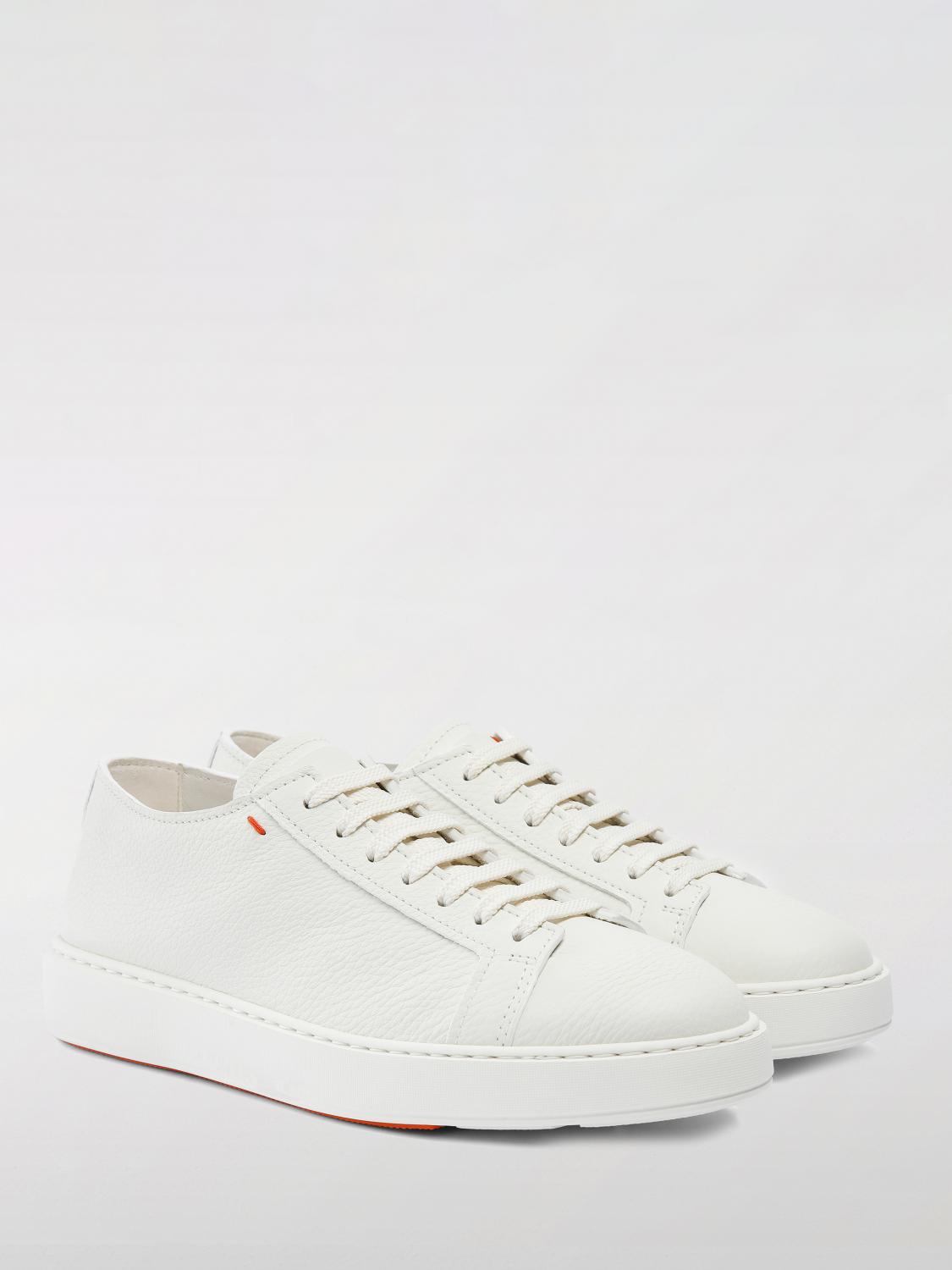 SANTONI BASKETS: Baskets homme Santoni, Blanc - Img 2