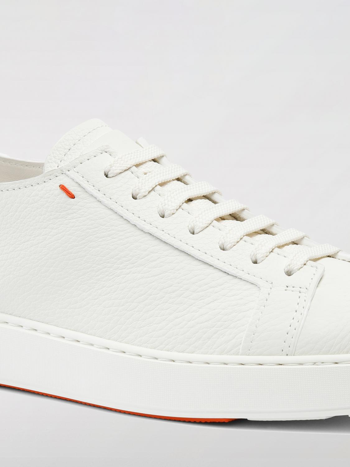 SANTONI BASKETS: Baskets homme Santoni, Blanc - Img 3