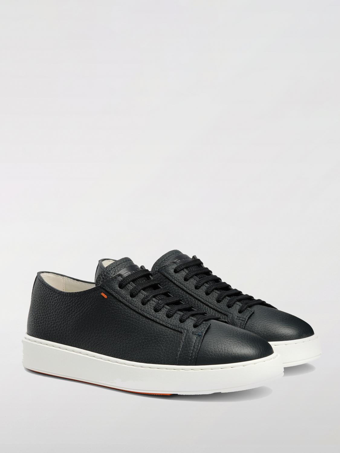 SANTONI SNEAKERS: Sneakers men Santoni, Blue - Img 2