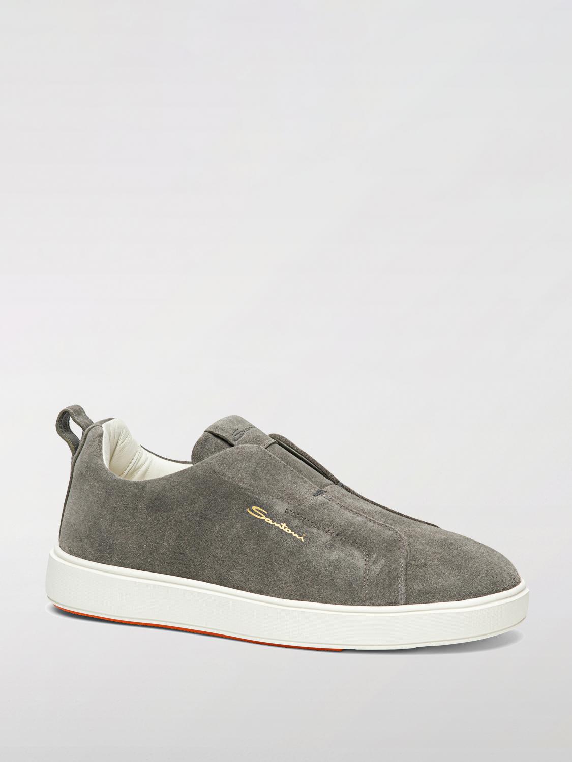 SANTONI SNEAKERS: Sneakers men Santoni, Green - Img 2