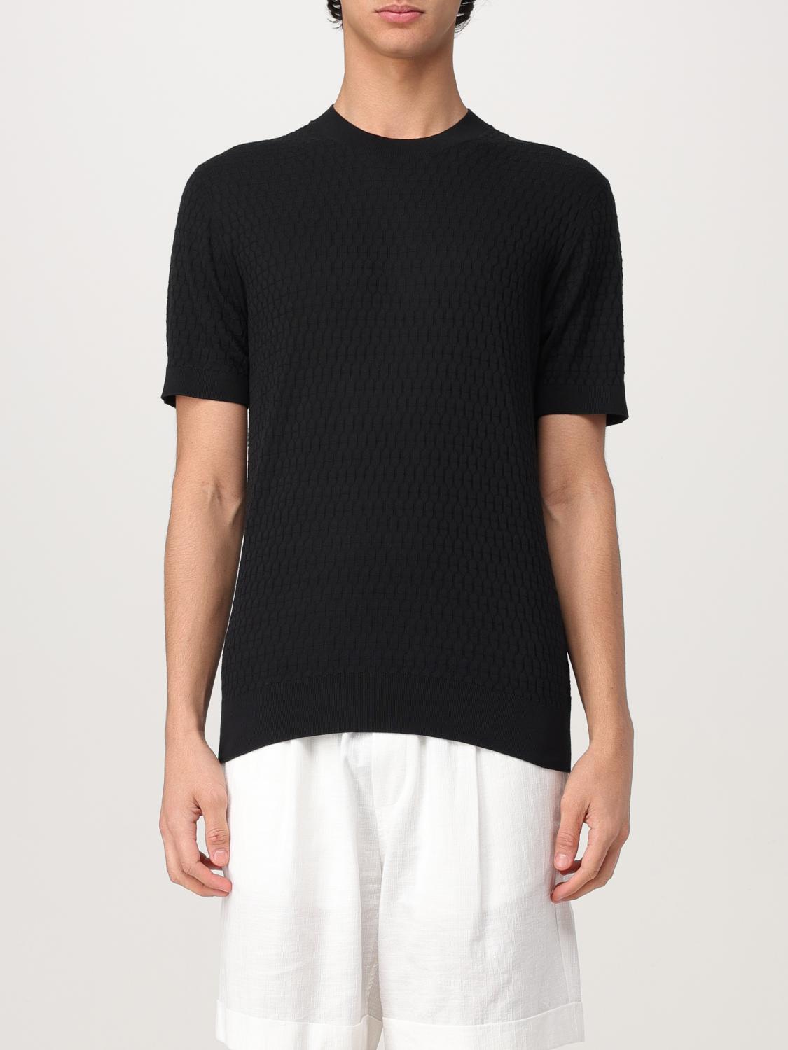 PAOLO PECORA T-SHIRT: Pullover herren Paolo Pecora, Schwarz - Img 1