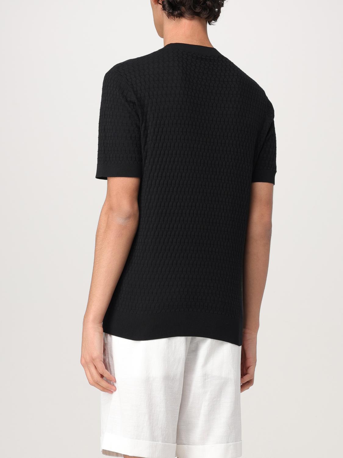 PAOLO PECORA T-SHIRT: Pullover herren Paolo Pecora, Schwarz - Img 2