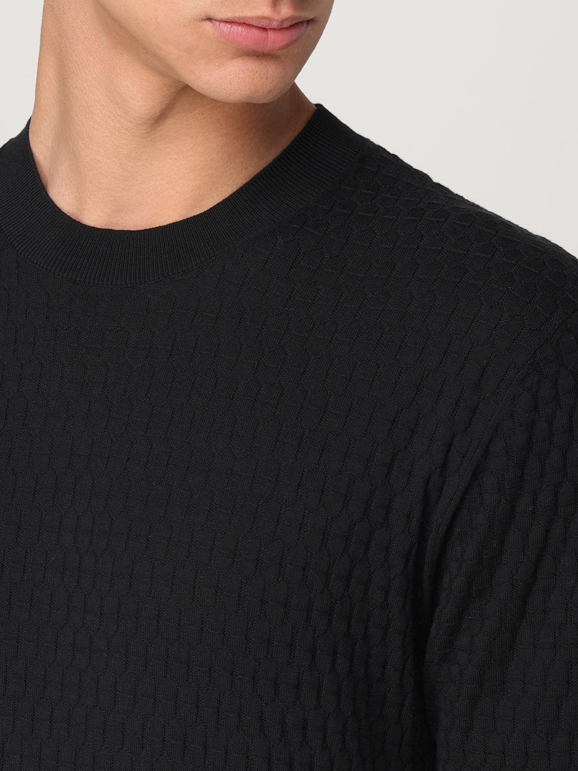 PAOLO PECORA T-SHIRT: Pullover herren Paolo Pecora, Schwarz - Img 3