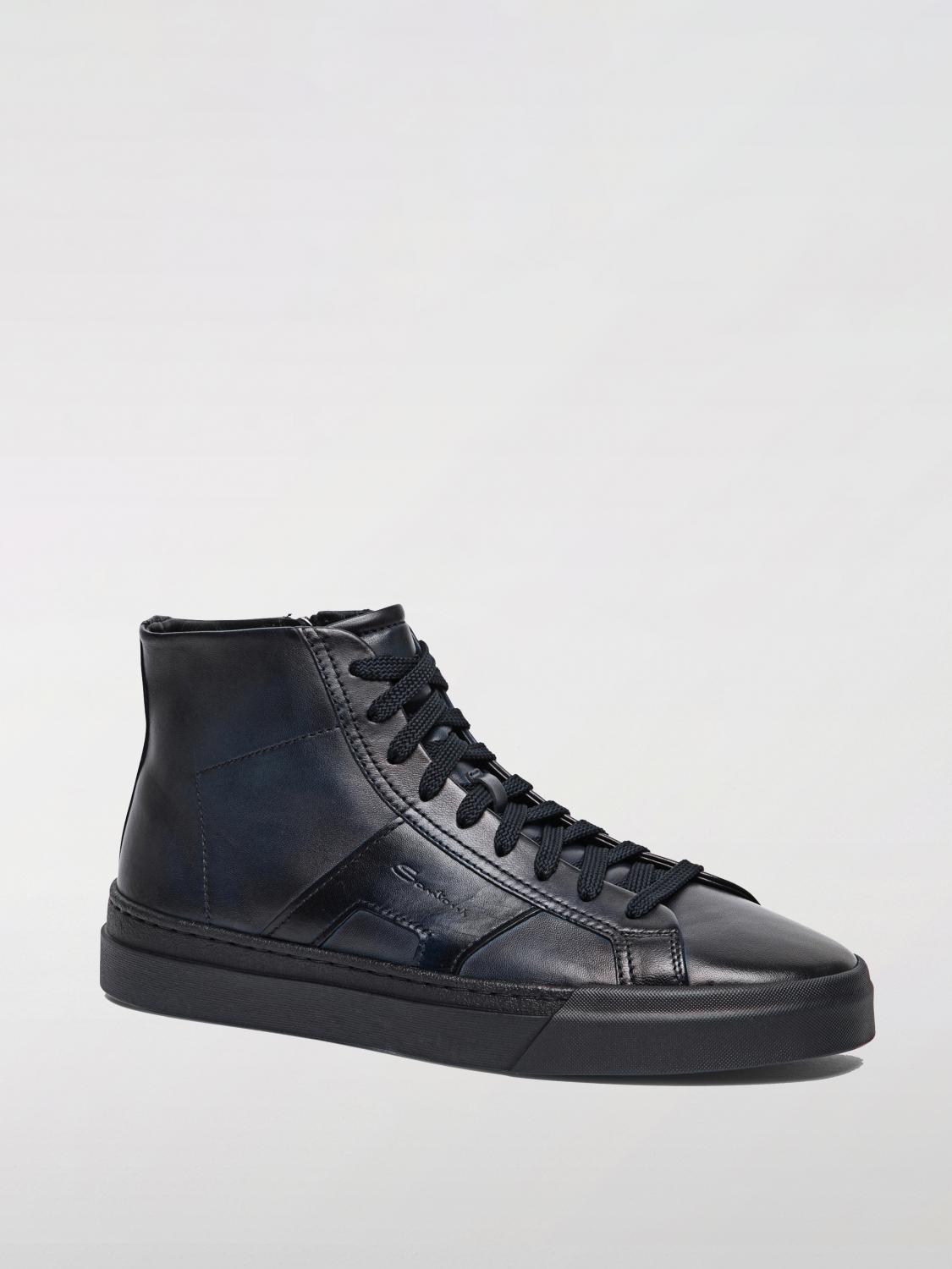 SANTONI SNEAKERS: Sneakers men Santoni, Blue - Img 2