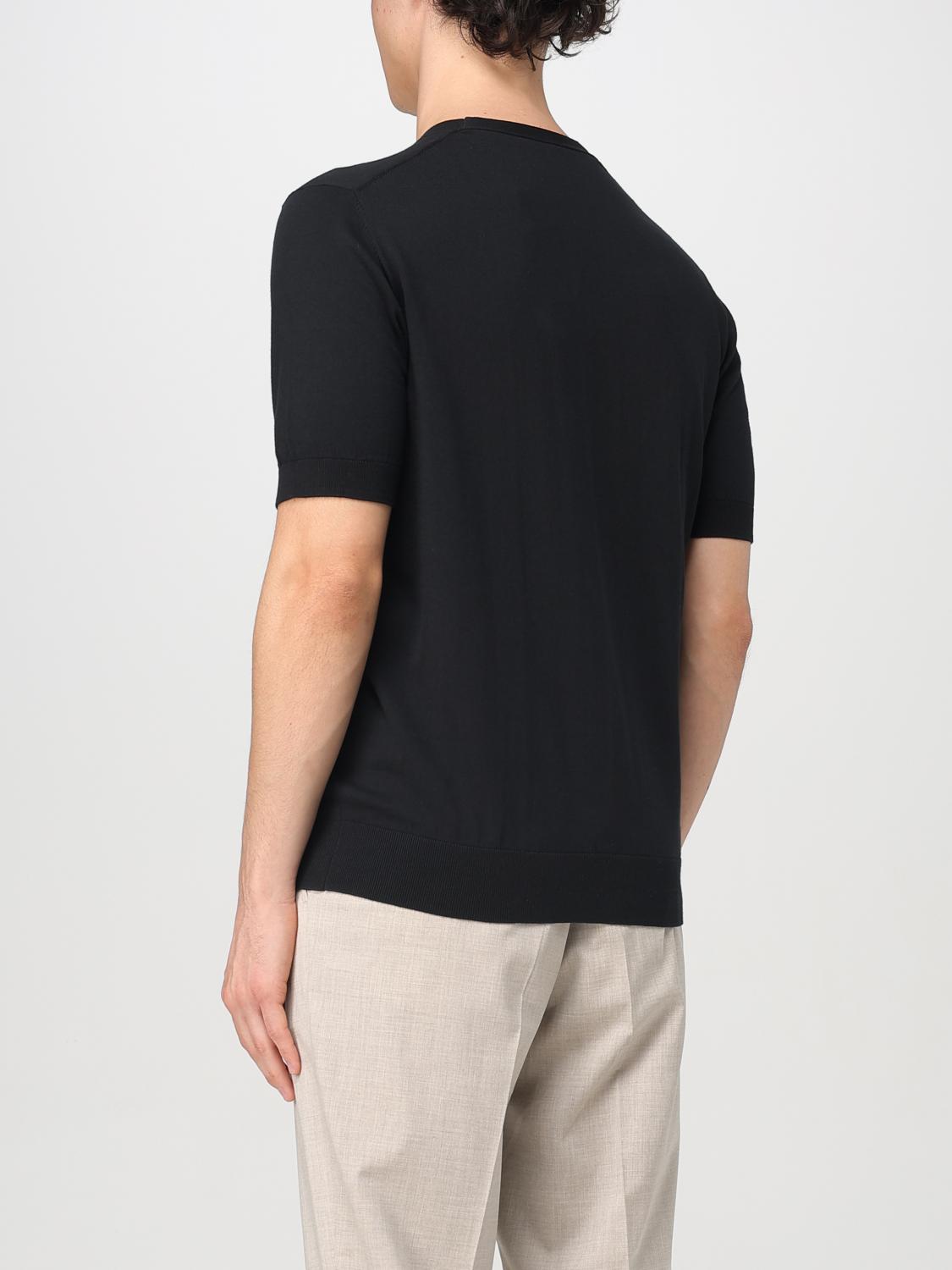 PAOLO PECORA SWEATER: Sweater men Paolo Pecora, Black - Img 2