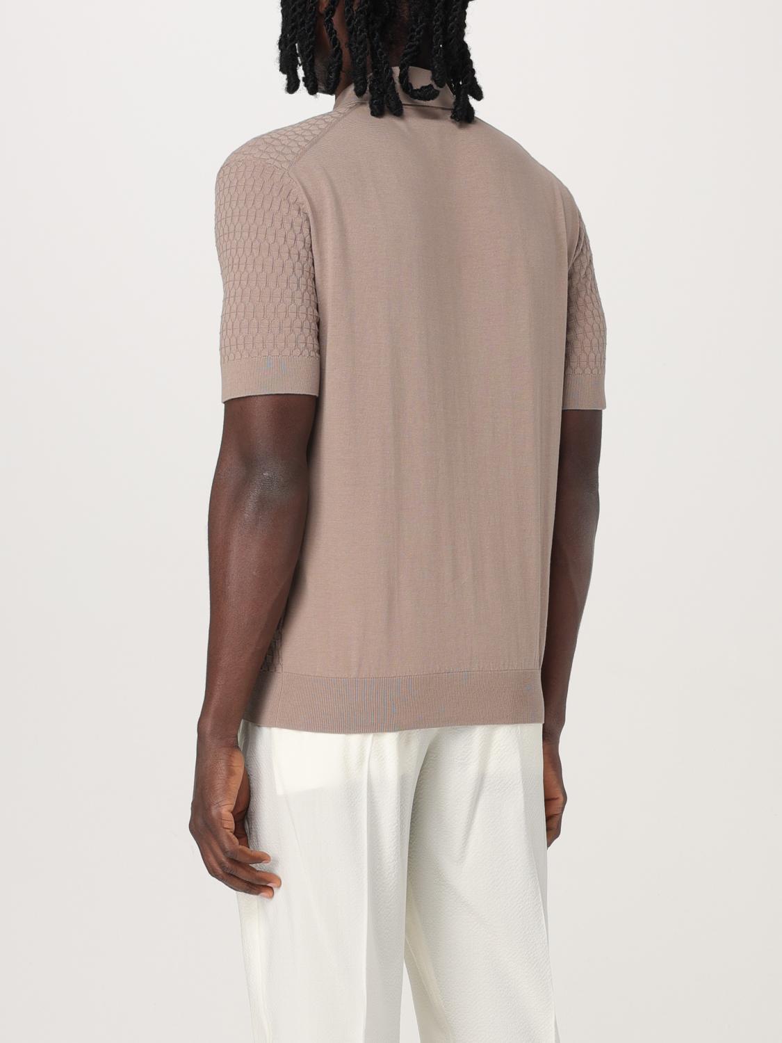 PAOLO PECORA HEMD: Hemd herren Paolo Pecora, Beige - Img 2