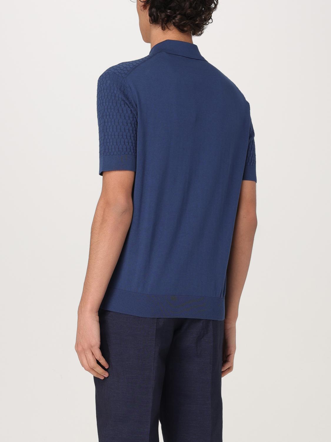 PAOLO PECORA CAMISA: Camisa hombre Paolo Pecora, Azul Oscuro 1 - Img 2