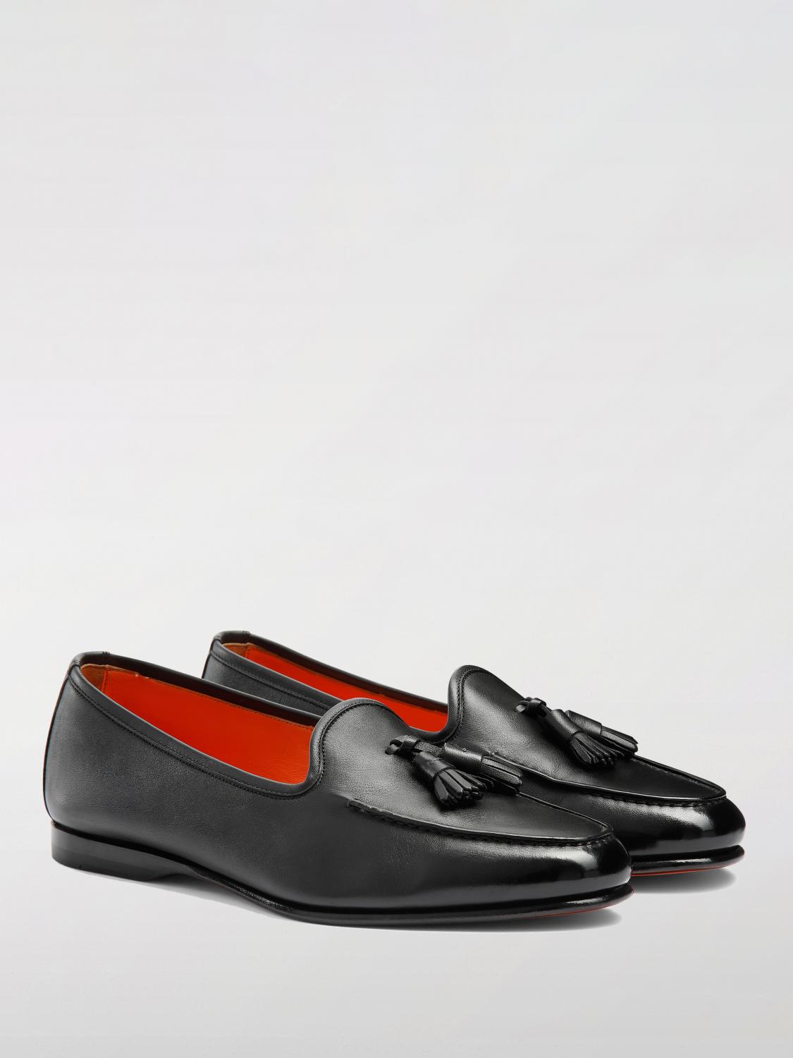 SANTONI MOCASINES: Mocasines hombre Santoni, Negro - Img 2